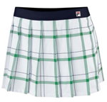 Fila Tennisrock Liv (100% Polyester) weiss/grün Damen