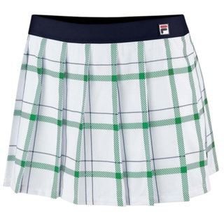 Fila Tennis Skirt Liv (100% Polyester) white/green ladies