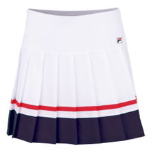 Fila Tennisrock Sabine (Faltenrock) weiss/navyblau Damen