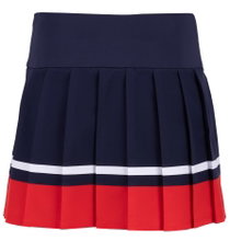 Fila Tennis Skirt Sabine (Pleated Skirt) Navy Blue/Red Girls