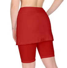 Fila Tennis Skort Nele with Inner Shorts (High Waist) Red Women