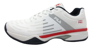 Fila Tennisschuhe Sabbia Pro Clay/Sandplatz weiss/grau/rot Herren