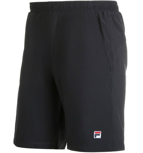 Fila Tennishose Short Santana (4-Wege-Stretch, atmungsaktiv) kurz schwarz Herren