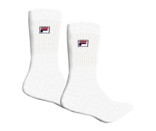 Fila Tennissocke F-Box Premium Crew (Mischgewebe) weiss - 2 Paar