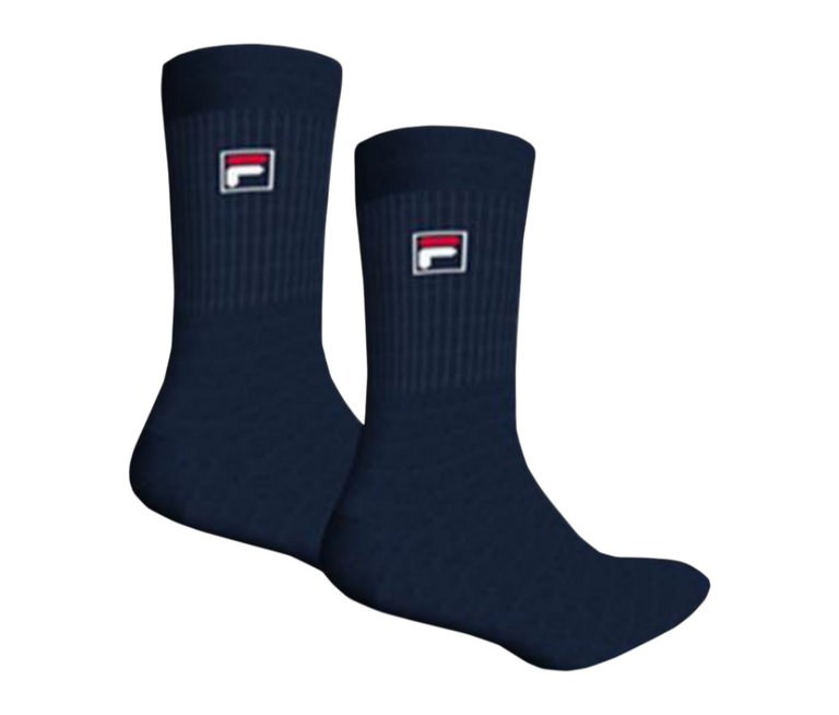 Fila Tennissocke F-Box Premium Crew (Mischgewebe) navyblau - 2 Paar
