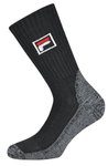 Fila Tennissocke Performance Crew (Mischgewebe) schwarz - 1 Paar