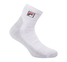 Fila Tennis Sock Performance Sport Ankle (Mixed Fabric) White - 1 Pair