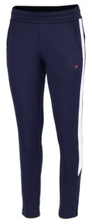 Fila Janice Training Trousers (100% Polyester) Long Navy Blue/White Ladies