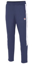 Fila Training Trousers Pant Jan (100% Polyester) indigo blue/white Men's