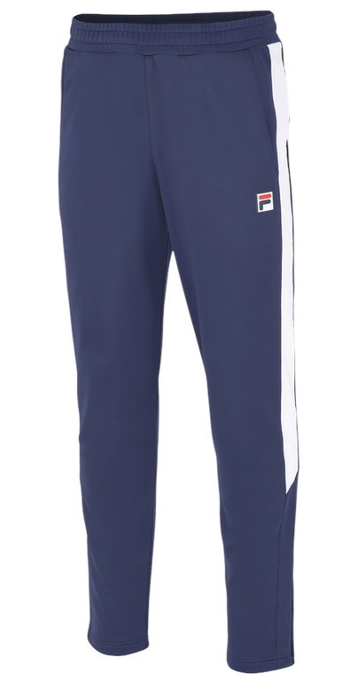 Fila Training Trousers Pant Jan (100% Polyester) indigo blue/white Men's