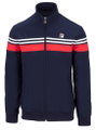 Fila Trainingsjacke Bruno (Full-Zip, Stehkragen) navyblau/rot Herren