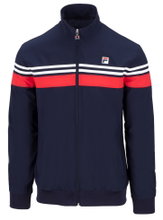 Fila Training Jacket Bruno (Full-Zip, Stand-up Collar) Navy Blue/Red Men