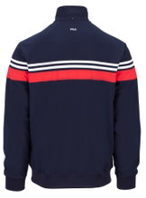 Fila Training Jacket Bruno (Full-Zip, Stand-up Collar) Navy Blue/Red Men