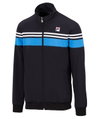 Fila Trainingsjacke Bruno (Full-Zip, Stehkragen) schwarz/blau Herren