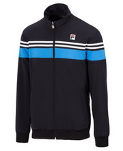 Fila Training Jacket Bruno (Full-Zip, Stand-up Collar) black/blue Men