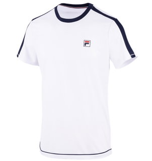 Fila Tennis-Tshirt Elias (Polyester) weiss/navy Herren