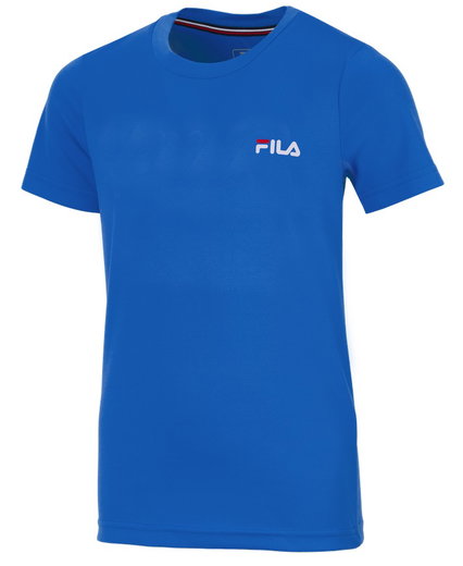 Fila Tennis-Tshirt Logo (100% rec. Polyester) blau Kinder