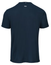 Fila Tennis T-shirt Mauri Stripes peacoat blue/white Men