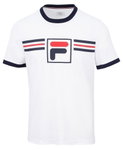 Fila Tshirt Oscar (angenehmes Tragegefühl) weiss Herren