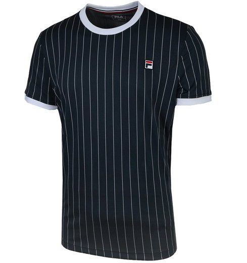 Fila Tennis-Tshirt Stripes navyblau Herren