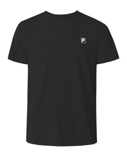 Fila Freizeit Tshirt Tristan (100% Polyester, moderner Look) schwarz Herren