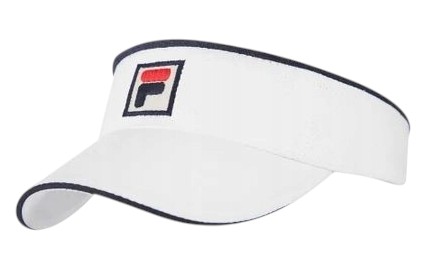 Fila Visor Mesh Vuckonic (czapka z daszkiem, poliester) biała