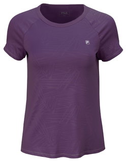 Fila Tennis-Shirt Hailee (angenehmes Tragegefühl) violett Damen