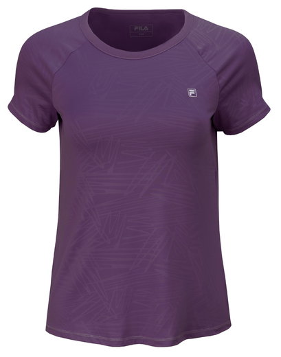 Fila Tennis-Shirt Hailee (angenehmes Tragegefühl) violett Damen