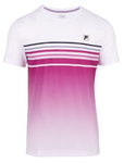 Fila Tennis-Tshirt Miguel (rec. Polyester) weiss/fuchsia Herren