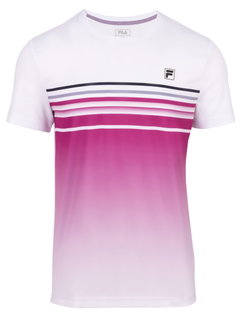 Fila Tennis-Tshirt Miguel (rec. Polyester) weiss/fuchsia Herren