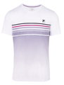 Fila Tennis T-shirt Miguel (recycled polyester) white/lavender men's