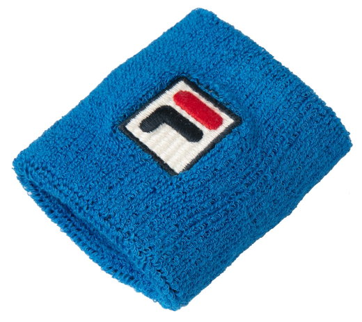 Fila Schweissband Osten Handgelenk (80% Baumwolle) royalblau - 2 Stück