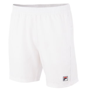 Fila Tennishose Short Leo (100% Polyester) kurz weiss Herren