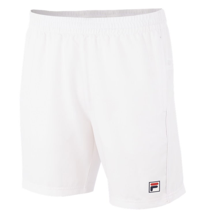 Fila Tennishose Short Leo (100% Polyester) kurz weiss Herren