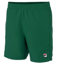 Fila Tennishose Short Leo (100% Polyester) kurz grün Herren