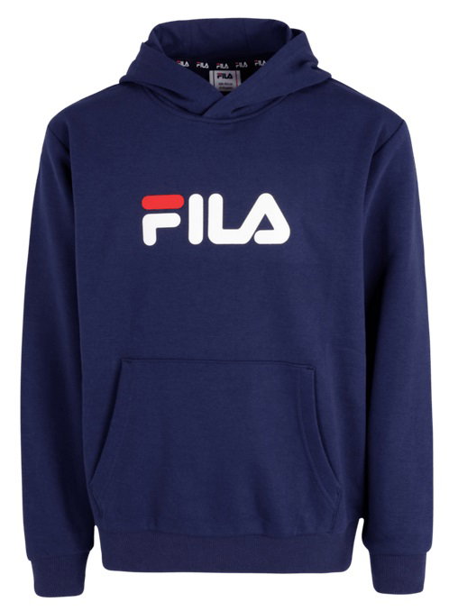 Fila Kapuzenpullover Sande Classic Logo Hoody (Baumwolle) dunkelblau Kinder