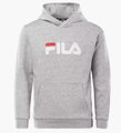 Fila Kapuzenpullover Sande Classic Logo Hoody (Baumwolle) hellgrau Kinder