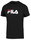 Fila Tennis-Tshirt Logo schwarz/weiss Herren