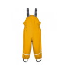 First Instinct Matsch- und Regenhose mit Hosenträgern Fis 44 (PFC-frei, wasserdicht) gelb Kleinkinder