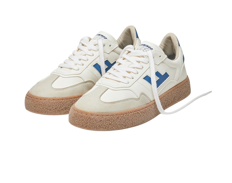 Flamingos Life Sneaker Burela Bold - creamweiss/blau