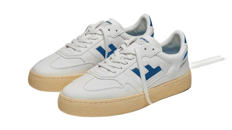 Flamingos Life Sneaker Burela Bold Crafted - weiss/blau