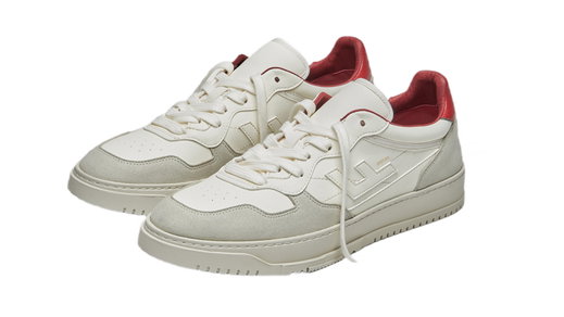 Flamingos Life Sneaker Ventura White Fire - weiss/grau/rot