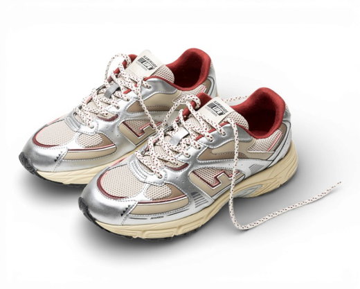 Flamingos Life Sneaker Wairoa - silber/merlot