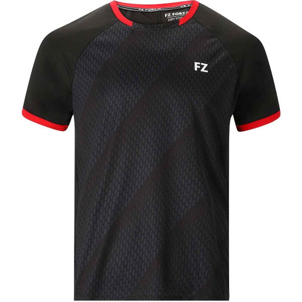 Forza Sport-Tshirt Cornwall Tee (100% Polyester) schwarz Jungen