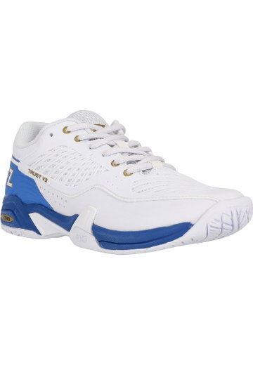 Forza Halowe buty do tenisa Trust V3 białe/niebieskie Damskie