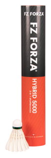 Forza Badminton Balls Hybrid 5000 Natural Feather White Pack of 12