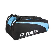 Forza Badminton-Racketbag Play Line (Schlägertasche, 2 Hauptfächer) blau/schwarz 9er