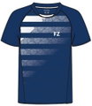 Forza Sport-Shirt Madison S/S Tee (100% Polyester) blau/weiss Damen