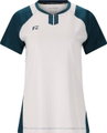 Koszulka sportowa Forza FZ CL2501 S/S Tee (100% poliester) biała/niebieska damska