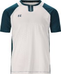 Forza Sport-Tshirt FZ CL2501 S/S Tee (100% Polyester) weiss/blau Herren